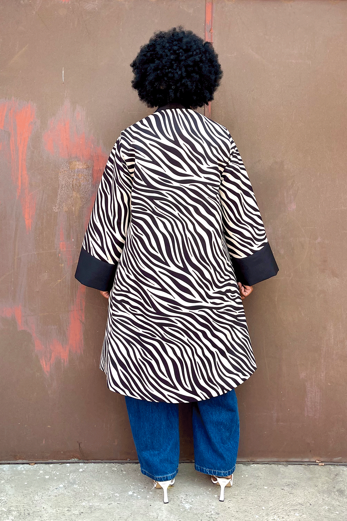 Jika Coat (Black Zebra)