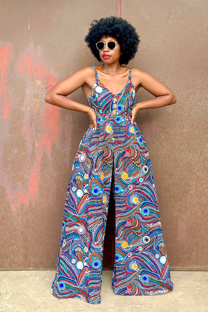 KAKA CUT-OUT JUMPSUIT (CARNIVAL)