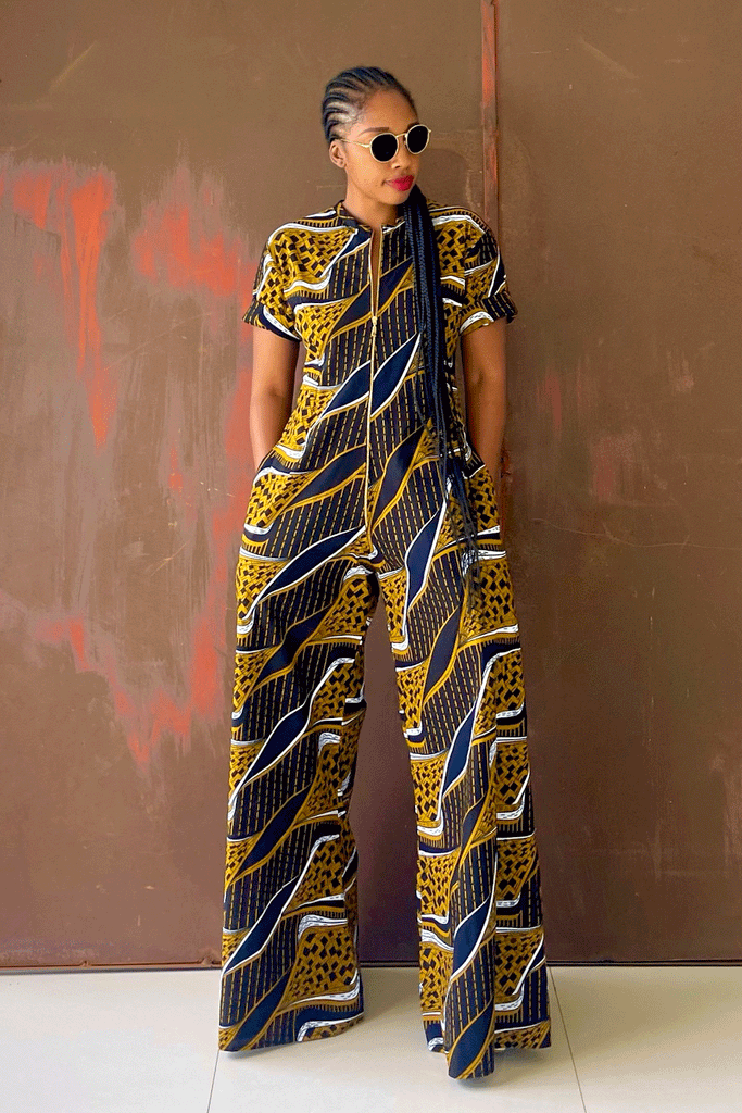 KASAMA CHAIN JUMPSUIT (BLACK GOLD)