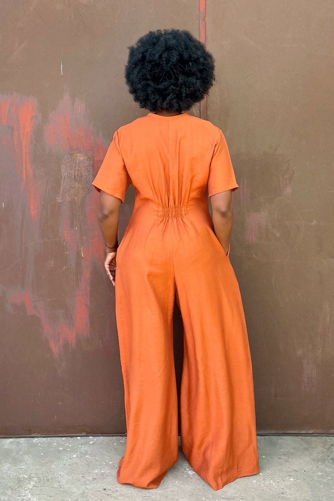 Kasama Chain Jumpsuit (Cayenne)