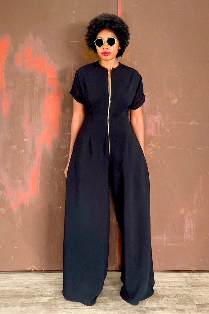 Kasama Chain Jumpsuit (Midnight)