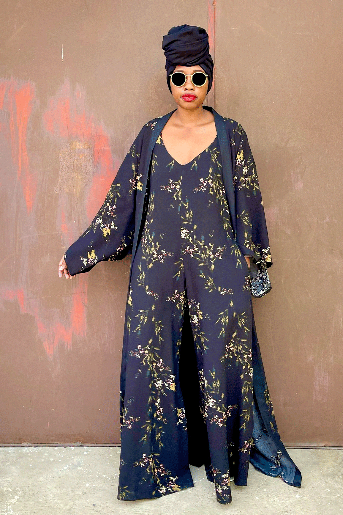 Badu Kimono (Black Olive) - Kimono Only