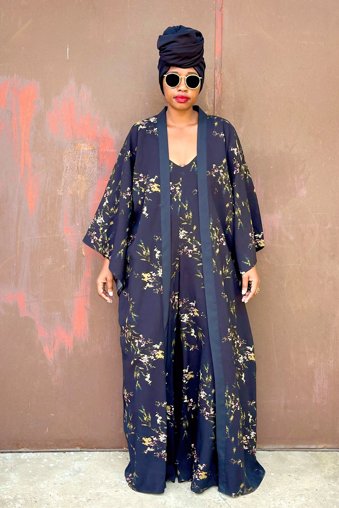 Badu Kimono (Black Olive) - Kimono Only