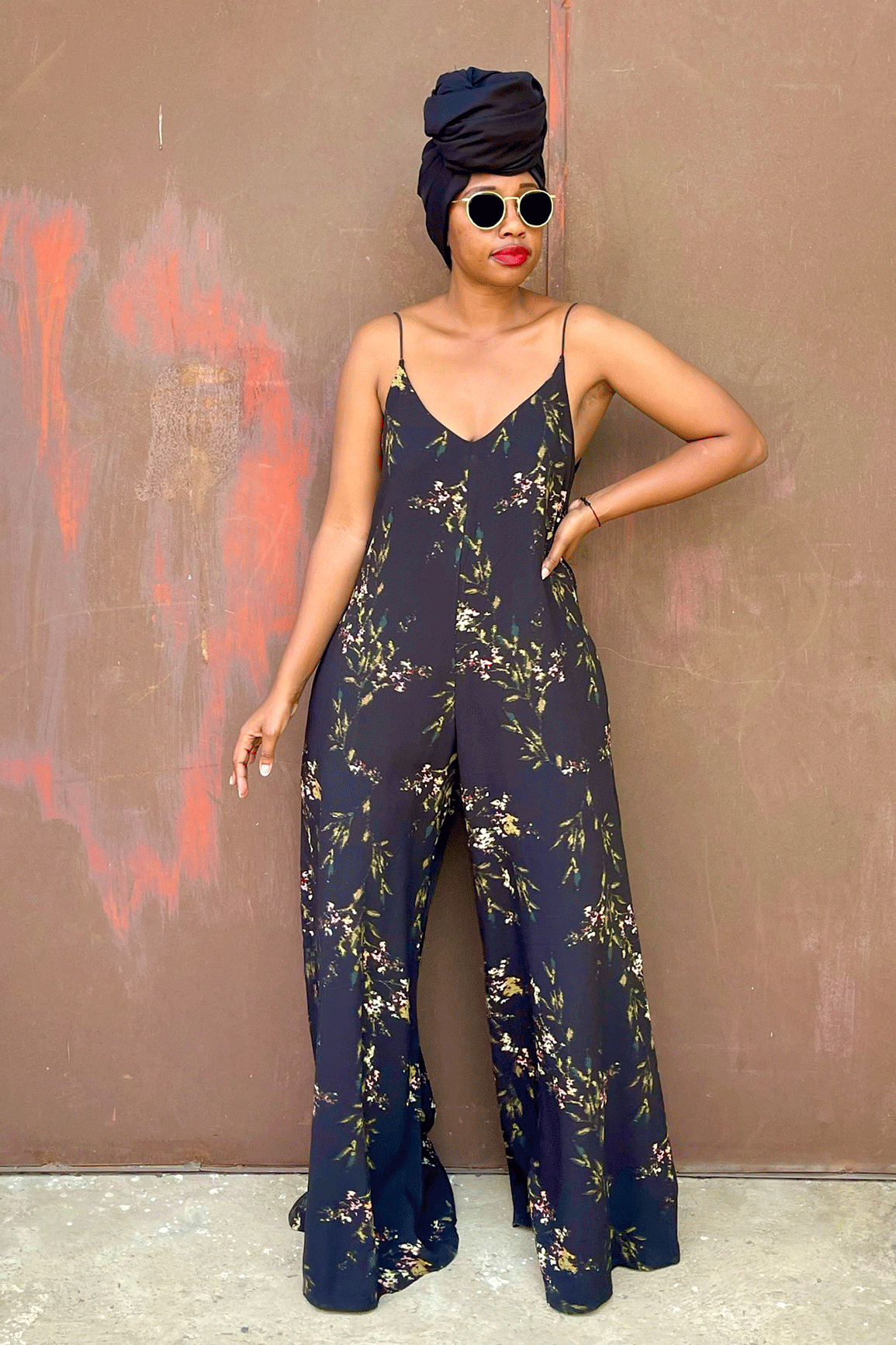Badu Jumpsuit (Black Olive)