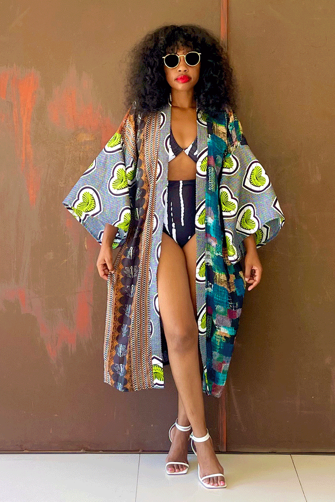 Kiki Kiwi Kimono (Midi)