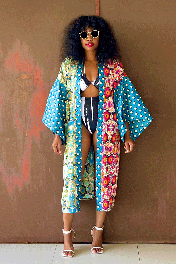 Kiki Berry Kimono (Midi)