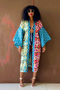 Kiki Berry Kimono (Midi)
