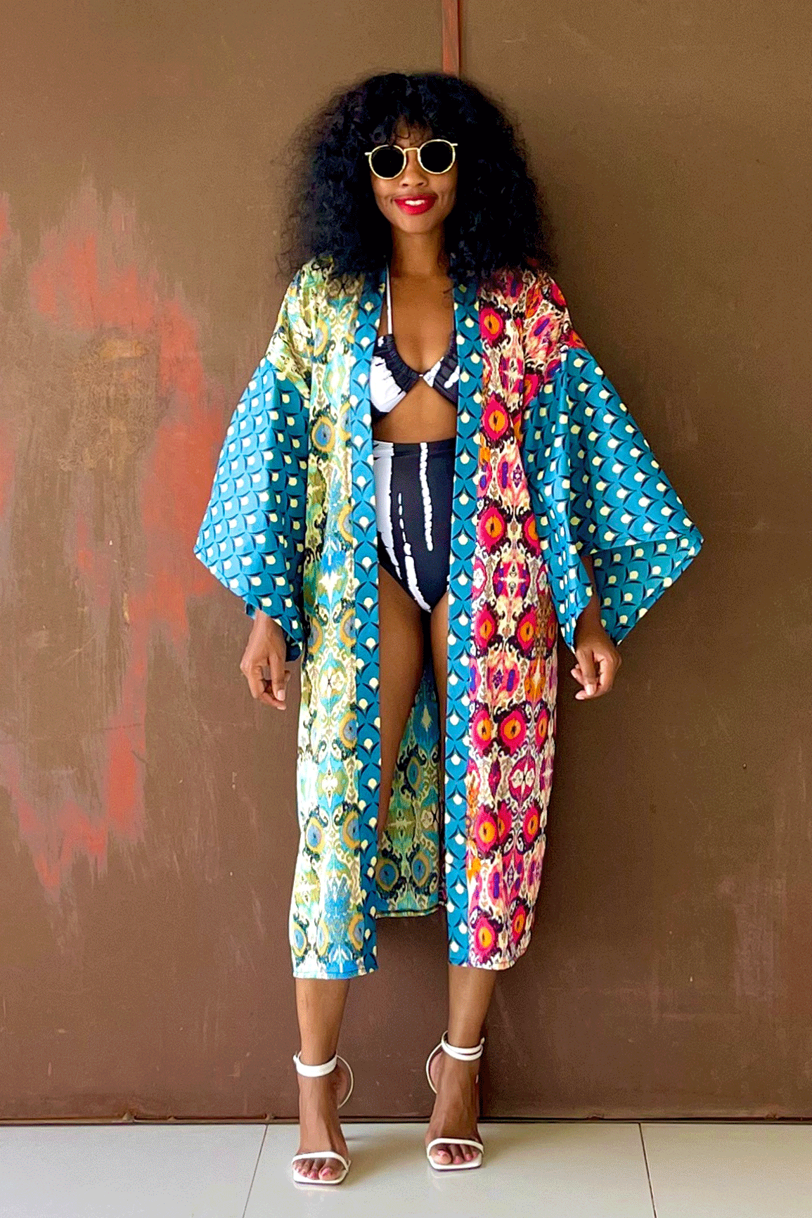 Kiki Berry Kimono (Midi)