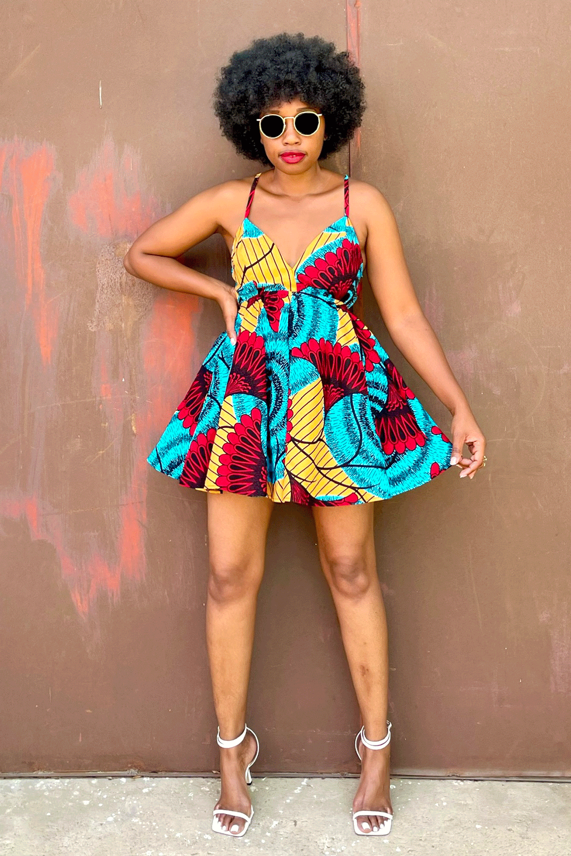 Kitana Romper (Cherry Red)