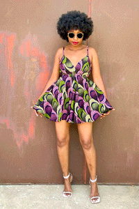 Kitana Romper (Kiwi Plum)