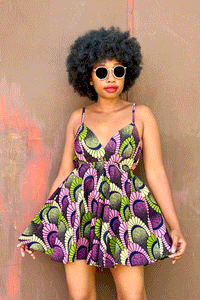 Kitana Romper (Kiwi Plum)