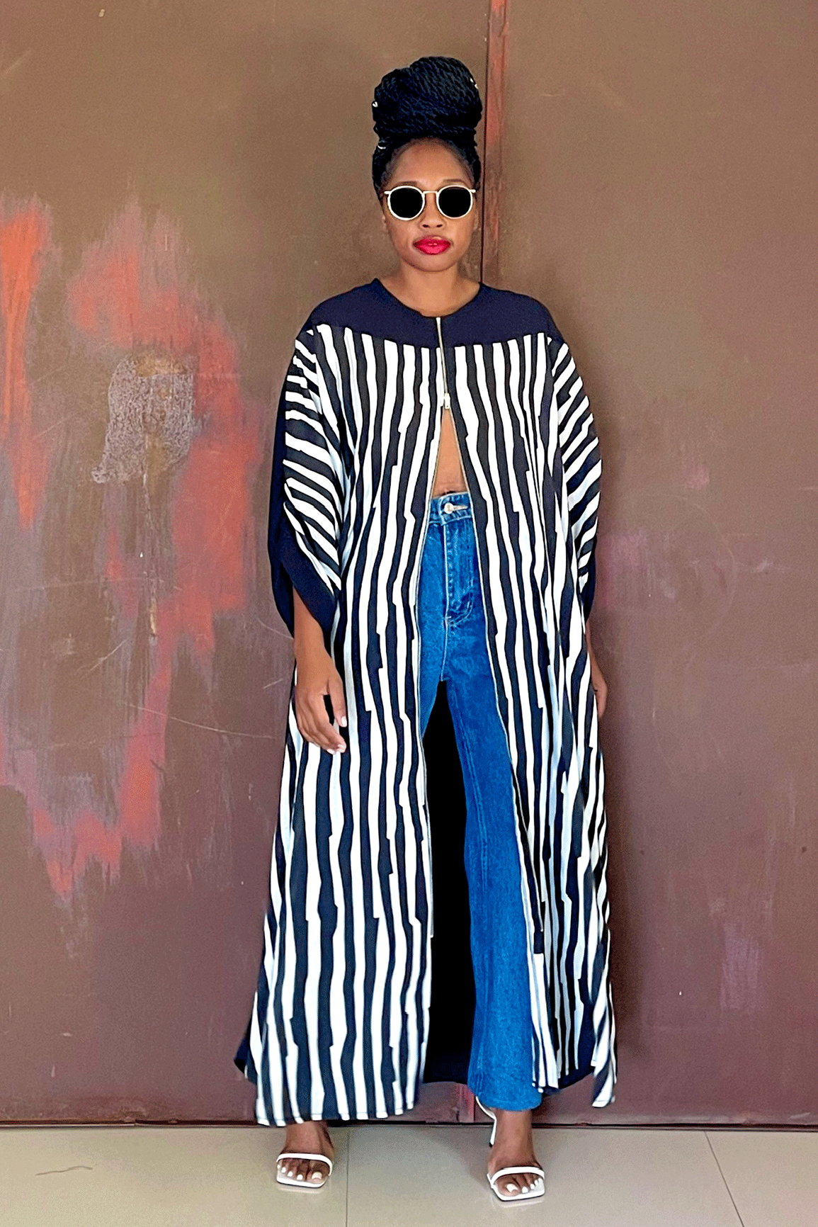 Koko 'Oversized' Shirt (Monochrome)