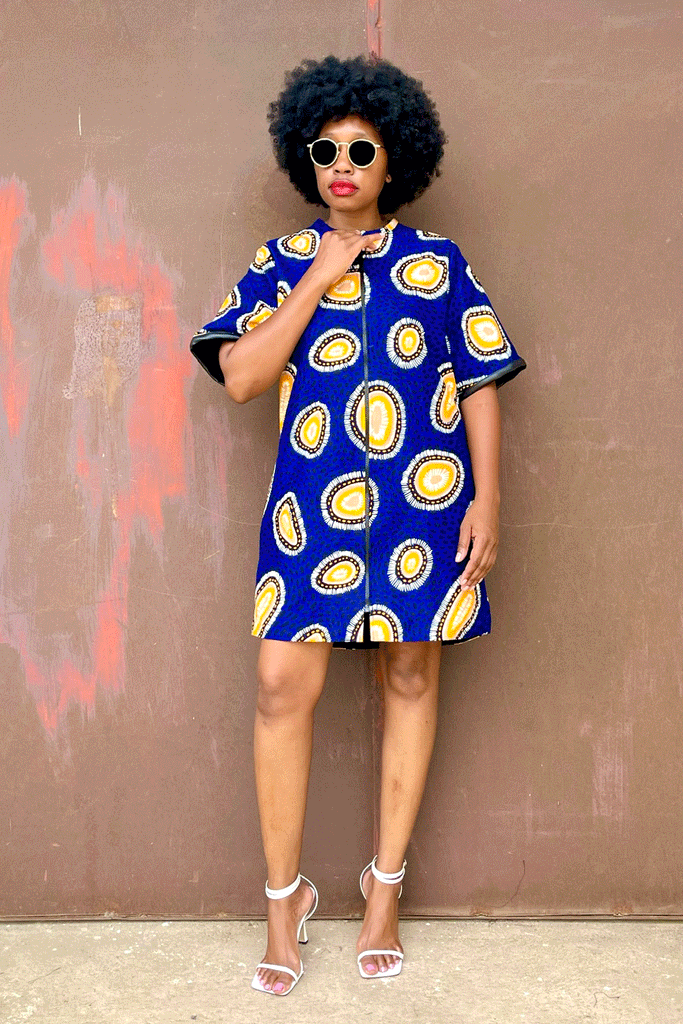 JAKI COAT DRESS (EGGSHELL BLUE)