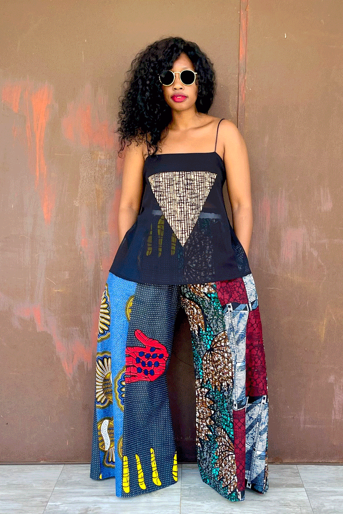LUENA MIX PANT (BOHO MIX) + CAMI TOP (SAND)