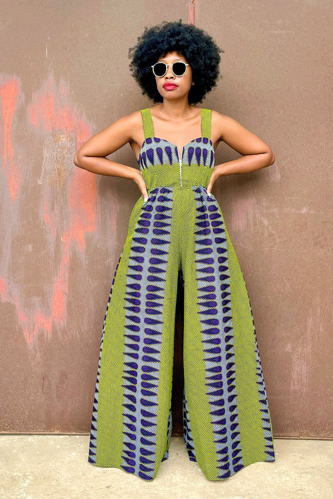 LUENA JUMPSUIT (LIME)