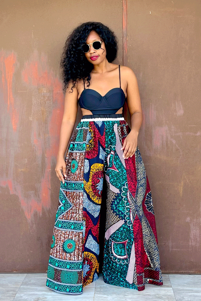 LUENA MIX PANT (IVY MIX)