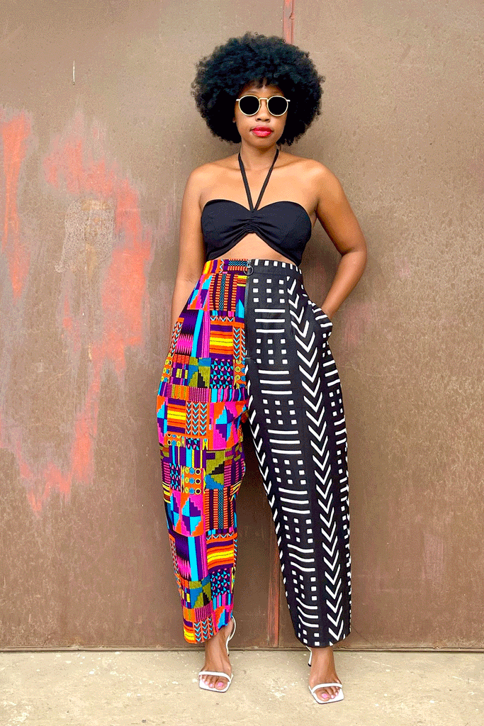 MD BARREL PANT (PINK ZEBRA) - PANT ONLY