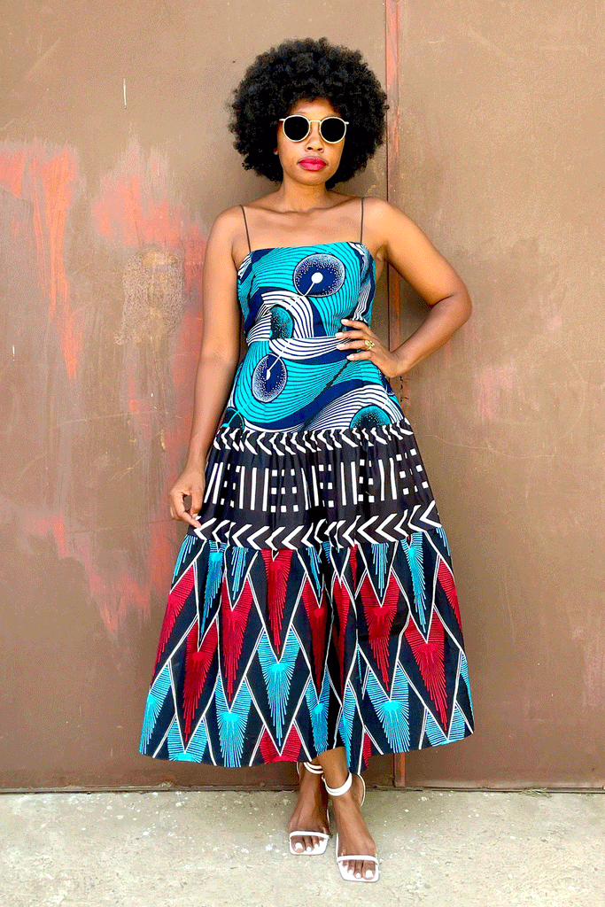 Amina Tier Dress (Urban)