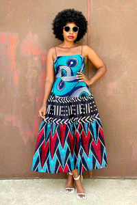 Amina Tier Dress (Urban)