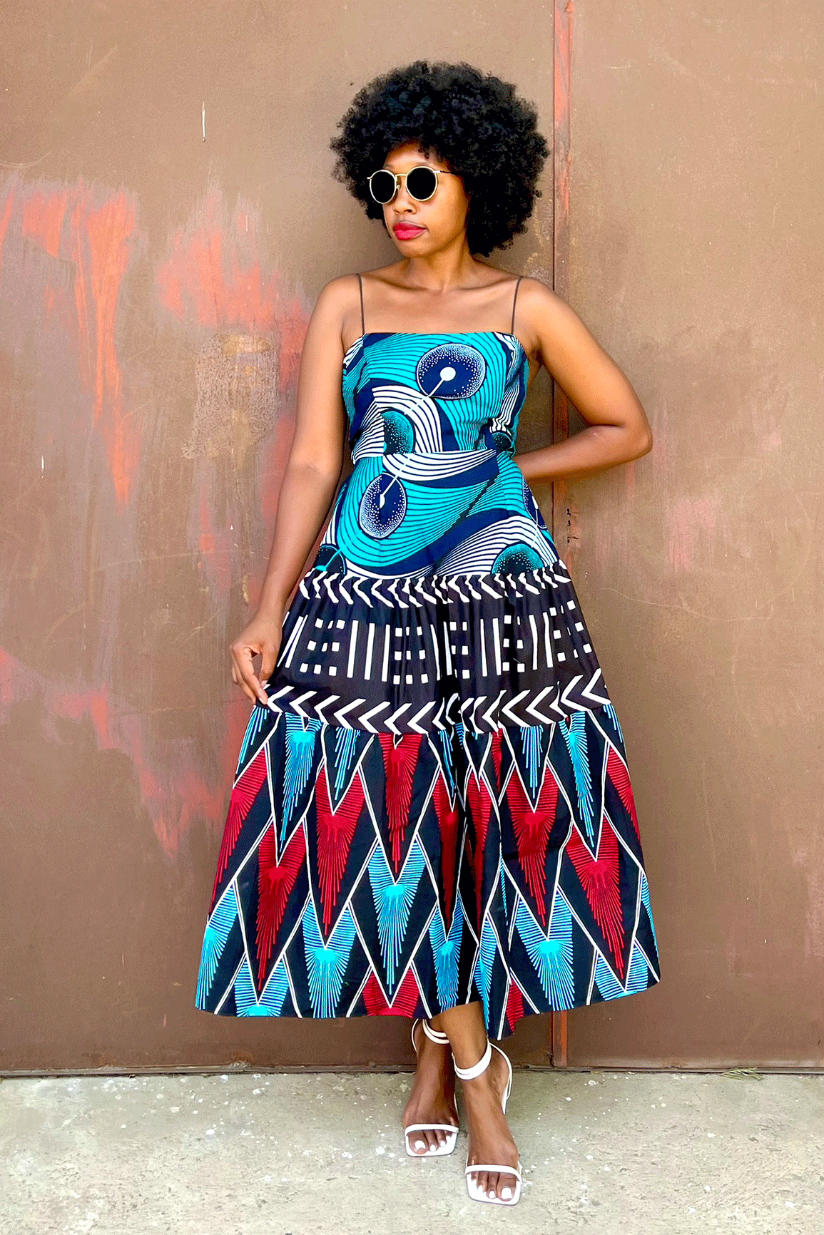 Amina Tier Dress (Urban)