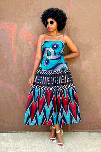 Amina Tier Dress (Urban)
