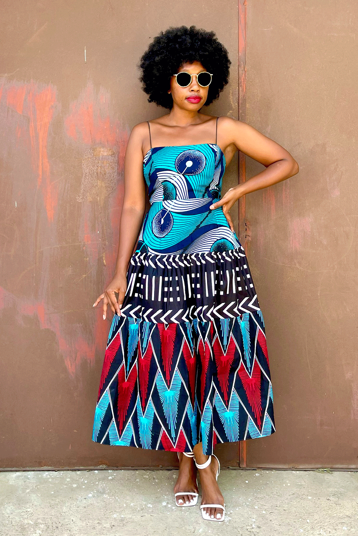 Amina Tier Dress (Urban)