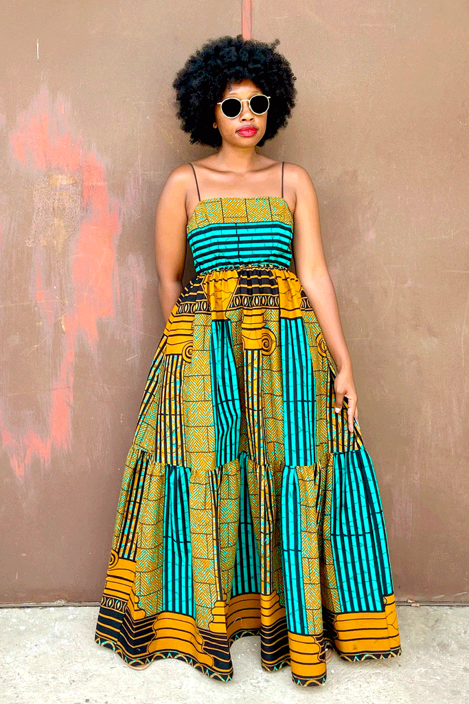Milika Dress - Caramel