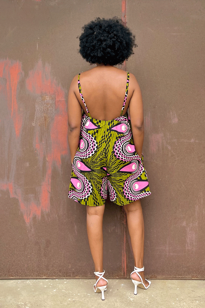 NAIJA ROMPER (PINK SUGAR)