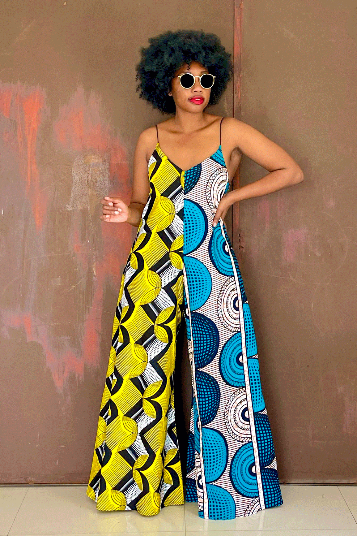 Nairobi Mix Jumpsuit (Retro)