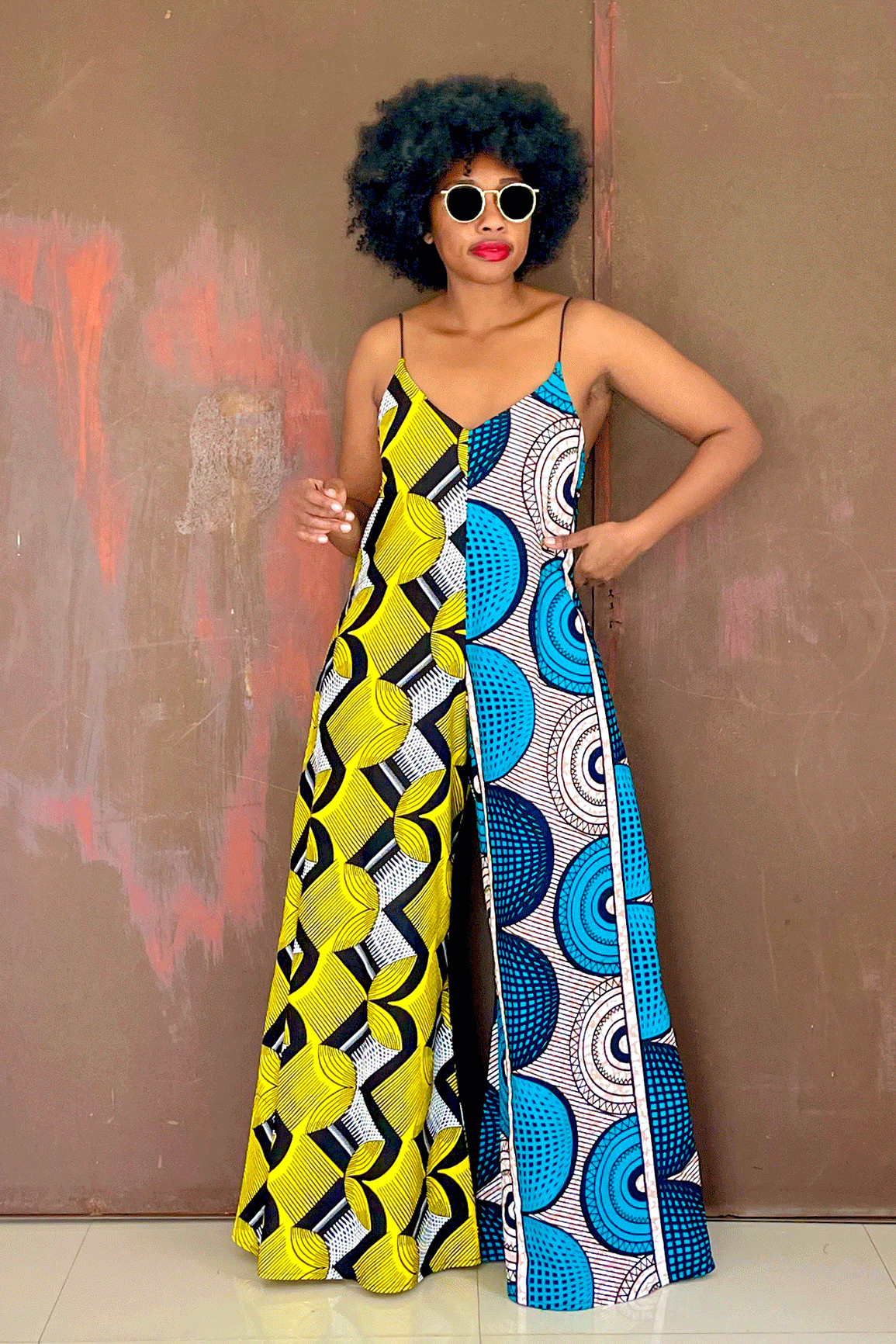 Nairobi Mix Jumpsuit (Retro)