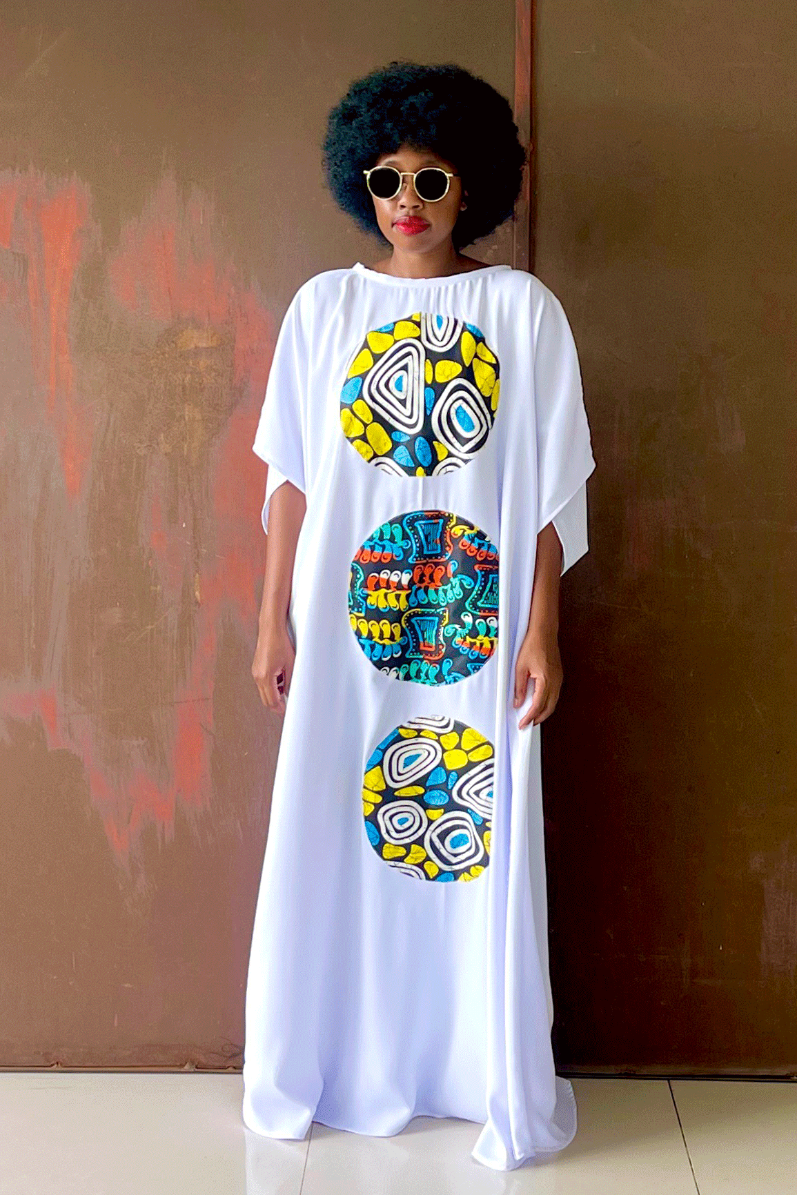 Ngoma Kaftan (Snow)
