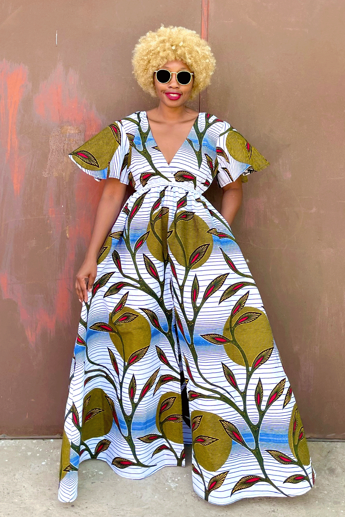 Olivia Dress (Oak White)