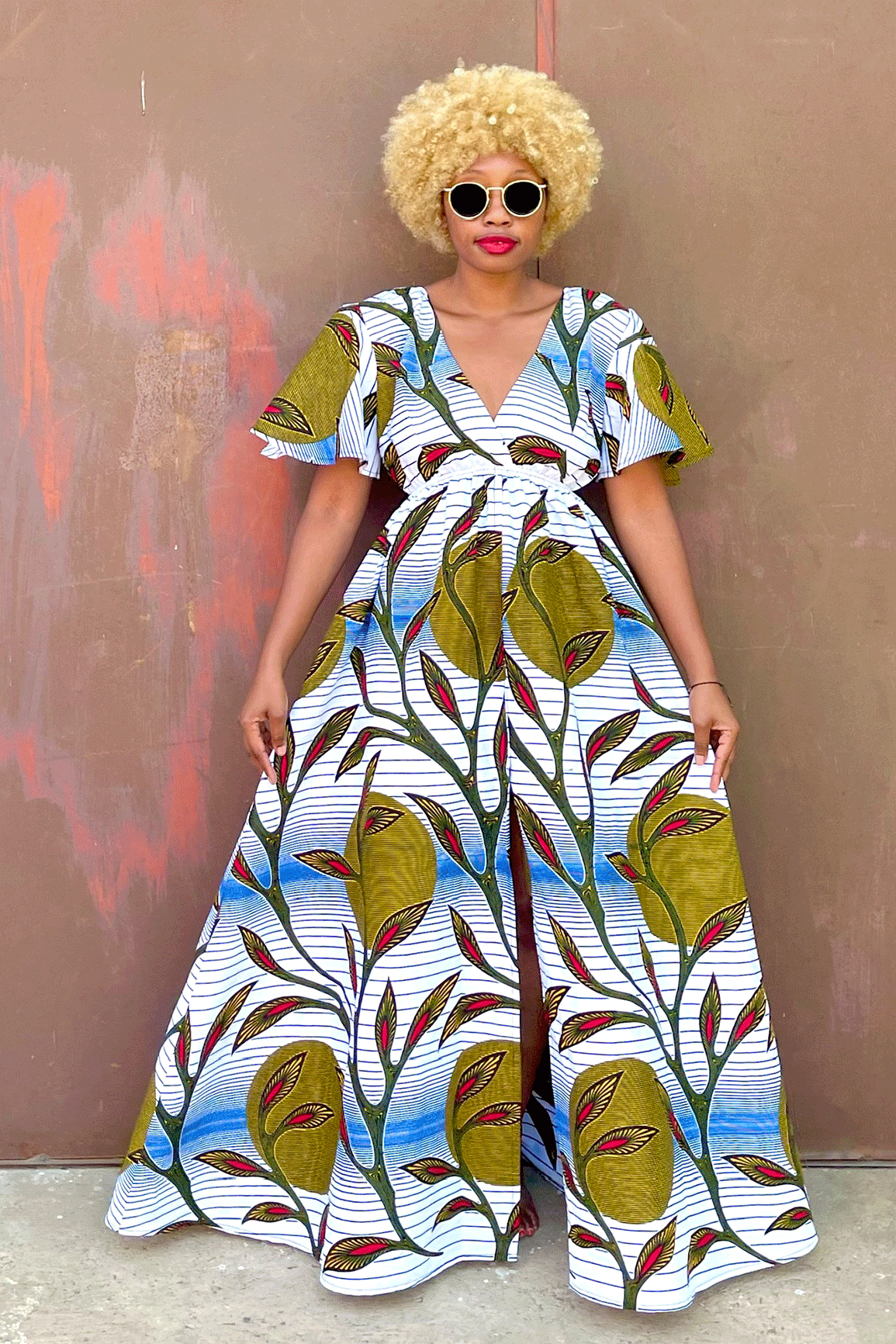 Olivia Dress (Oak White)