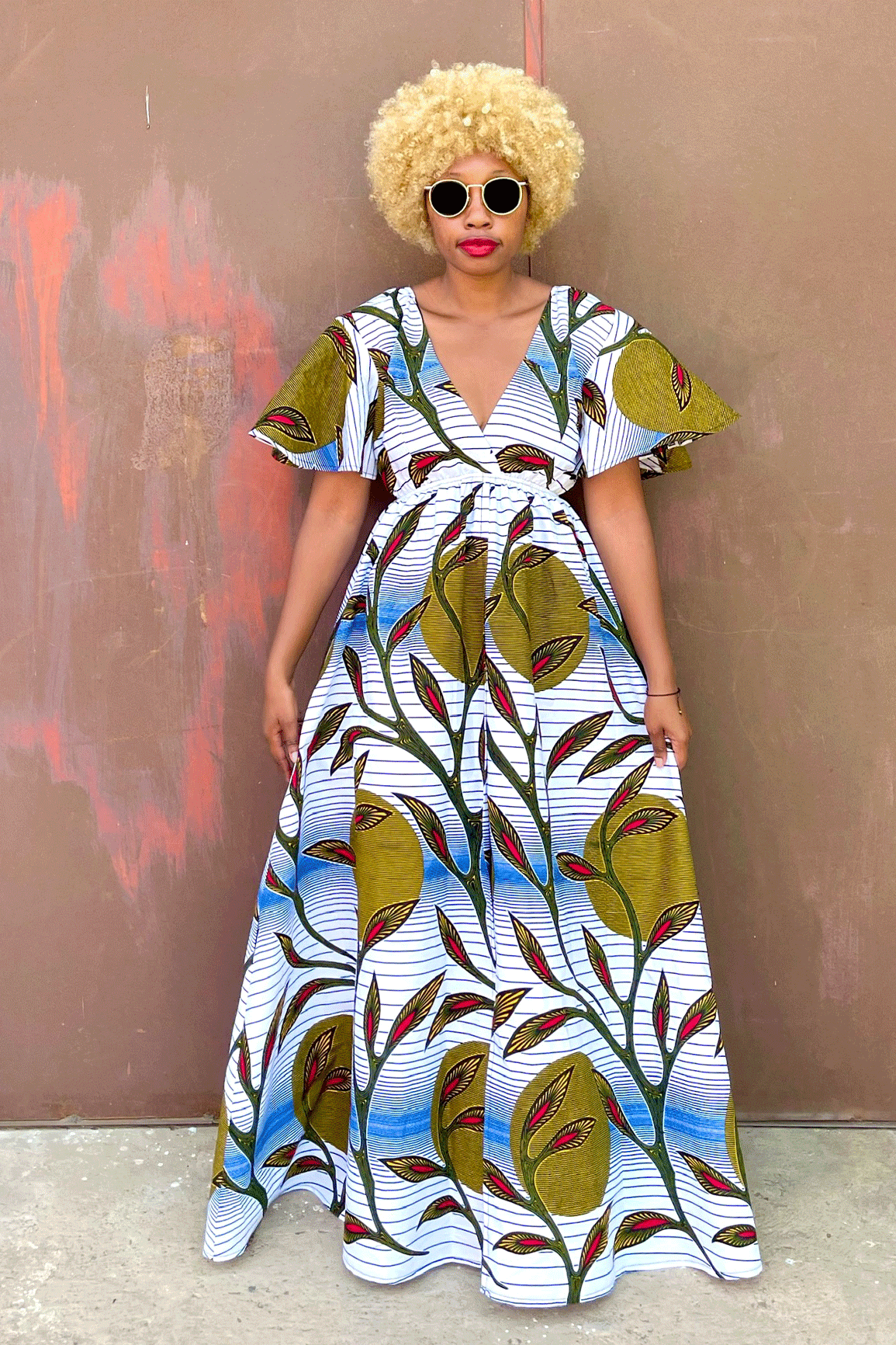Olivia Dress (Oak White)