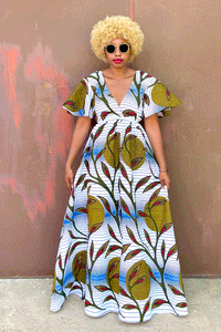 Olivia Dress (Oak White)