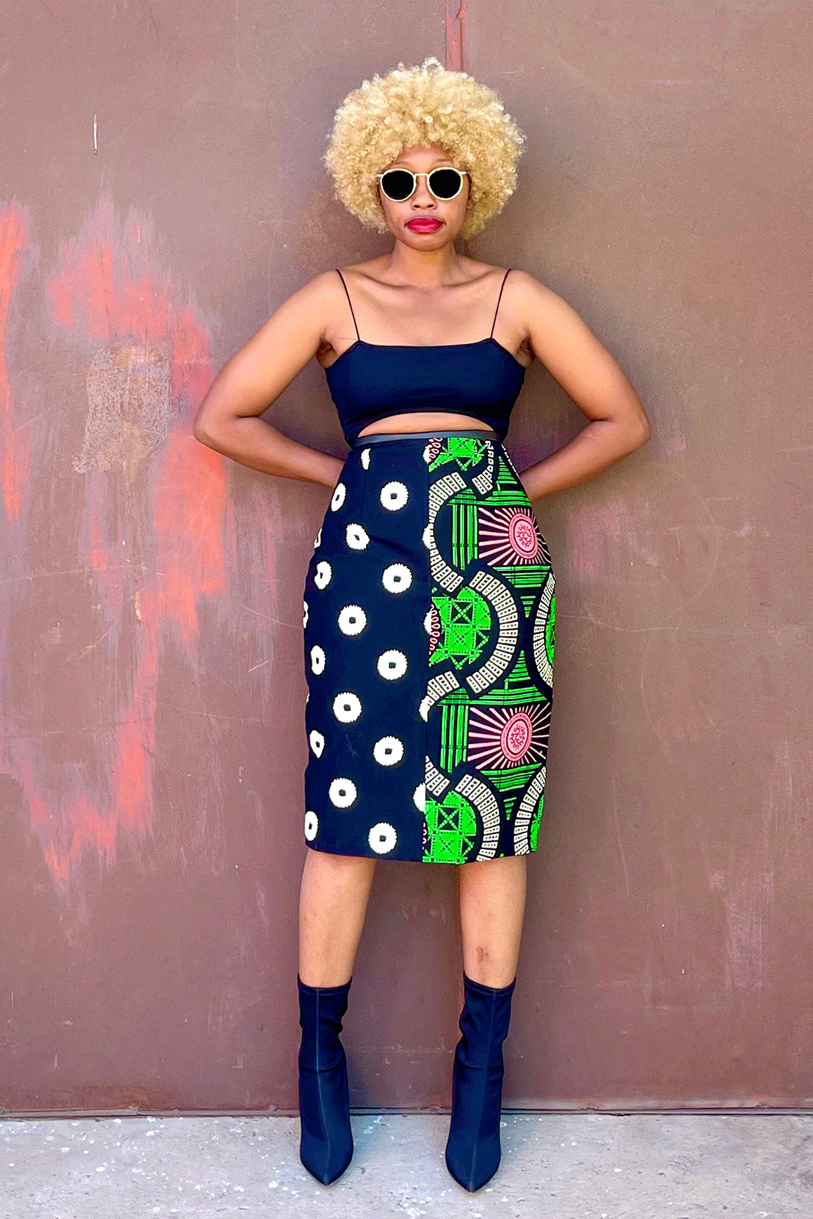 Pomba Pencil (Kiwi) - Skirt Only