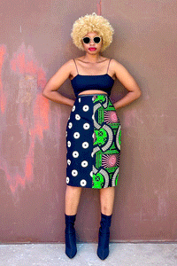 Pomba Pencil (Kiwi) - Skirt Only
