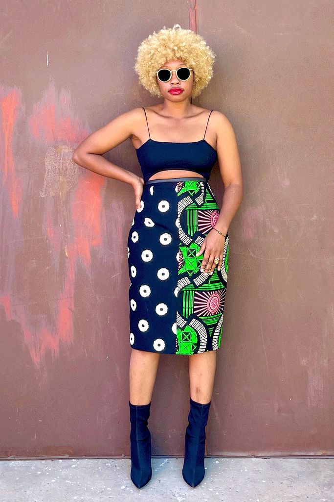 Pomba Pencil (Kiwi) - Skirt Only