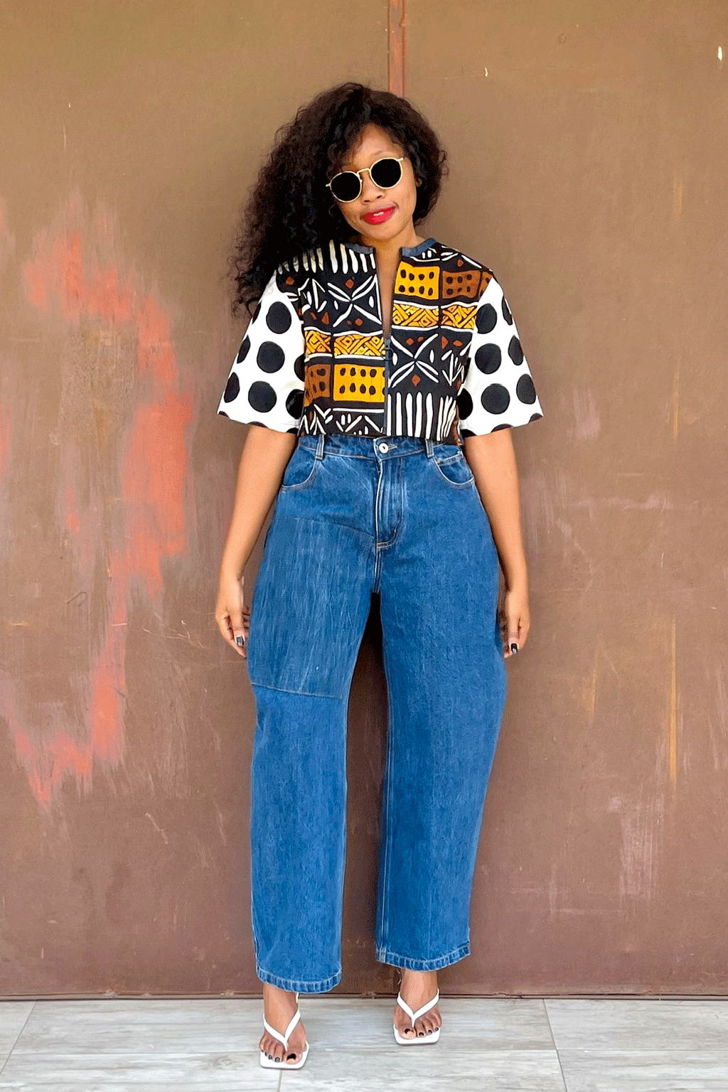 RAYO DENIM TOP (RICH)