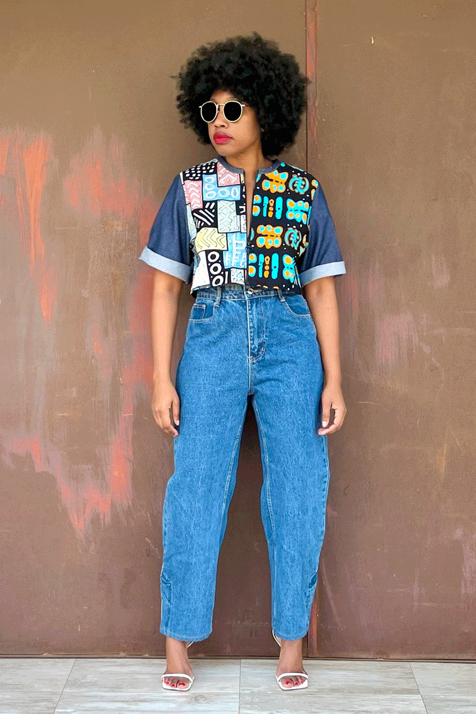 RAYO DENIM TOP (RIO)