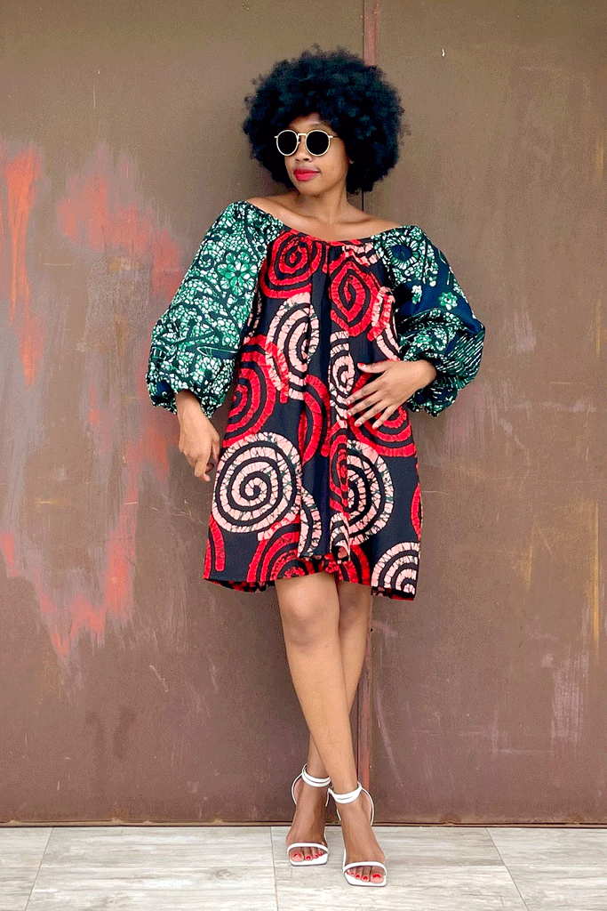 KIRANO DRESS (CHERRY MINT)