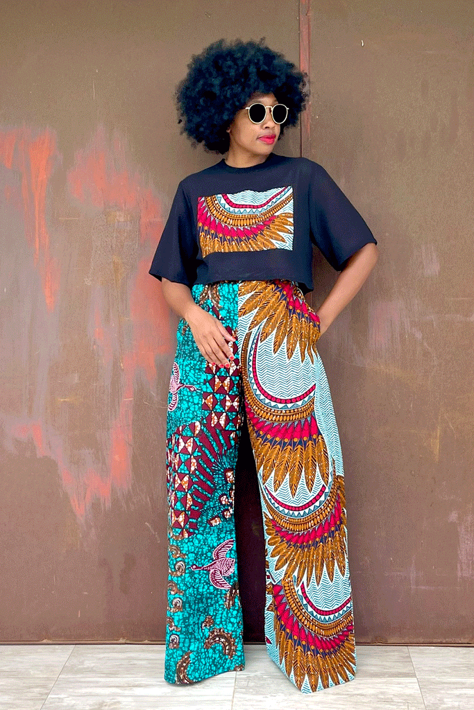 BELLO PANT (RIO) + MD PATCH TOP (EARTHY RED)