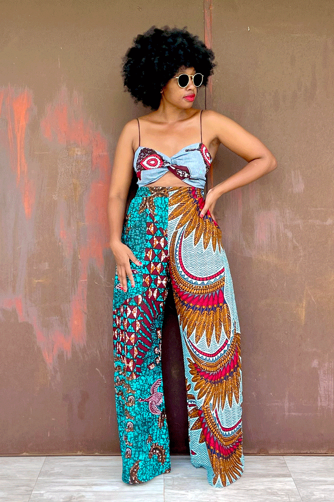 BELLO PANT (RIO) + TWIST TOP (GREY)