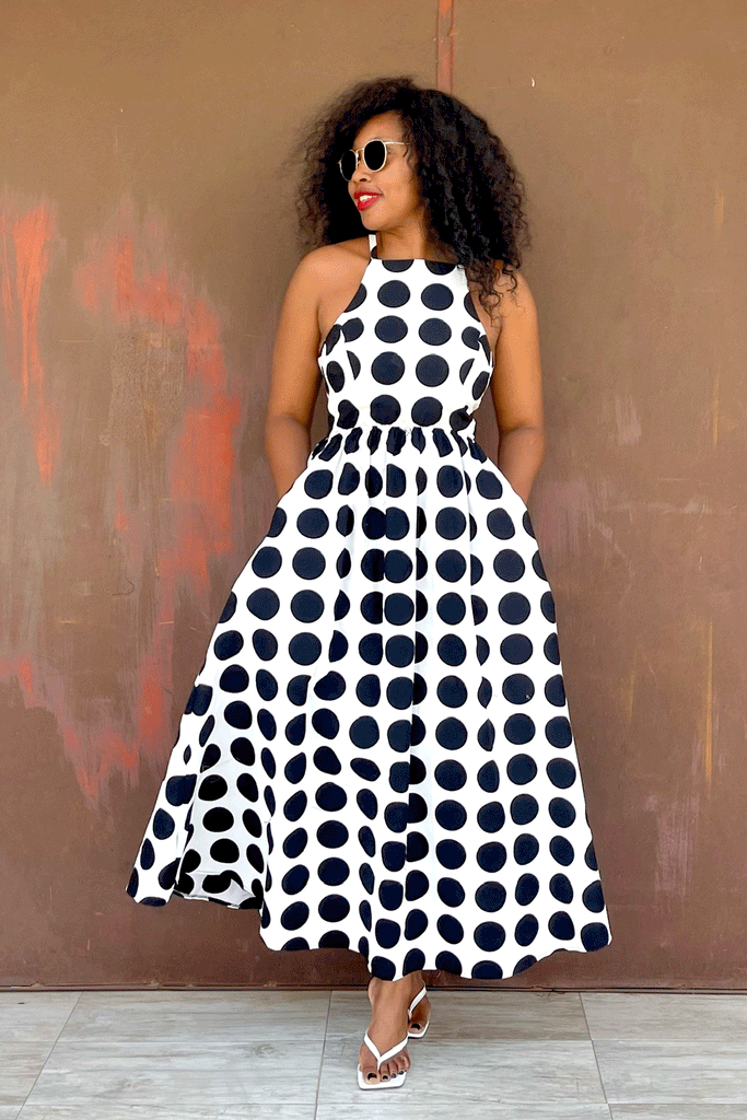 RICCA DRESS (POLKA)