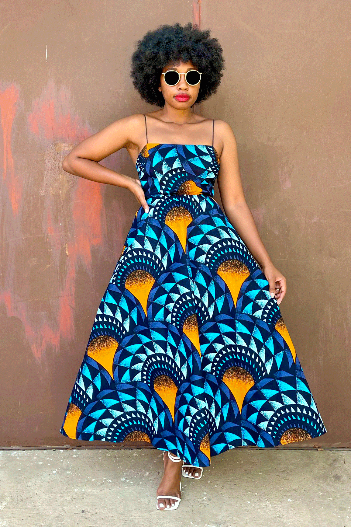 Zuri Midi Dress (Crush)