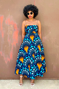 Zuri Midi Dress (Crush)